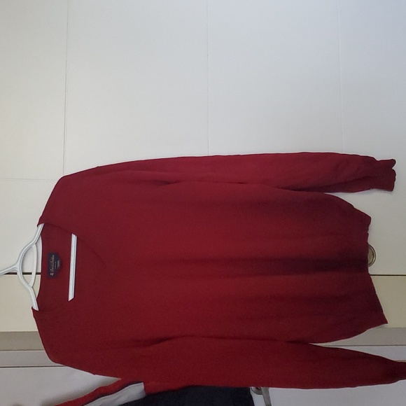 Brooks Brothers Other - Brooks Brothers Size XL Wool Blend Red V Neck Sweater